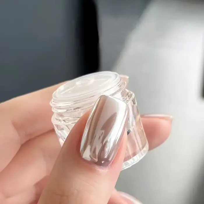 Poudre pour ongles miroir au clair de lune