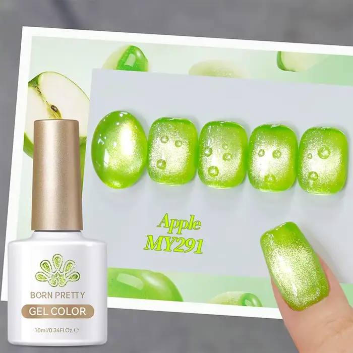 BORN PRETTY 10ml été Fruit chat Gel magnétique vernis à ongles 2025 nouvelles perles de verre de goy