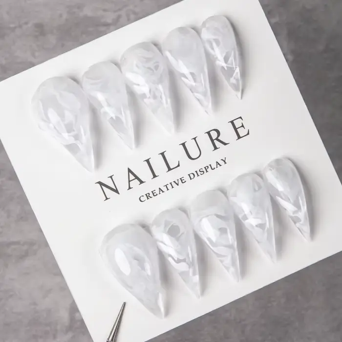 Faux ongles à presser extra longs