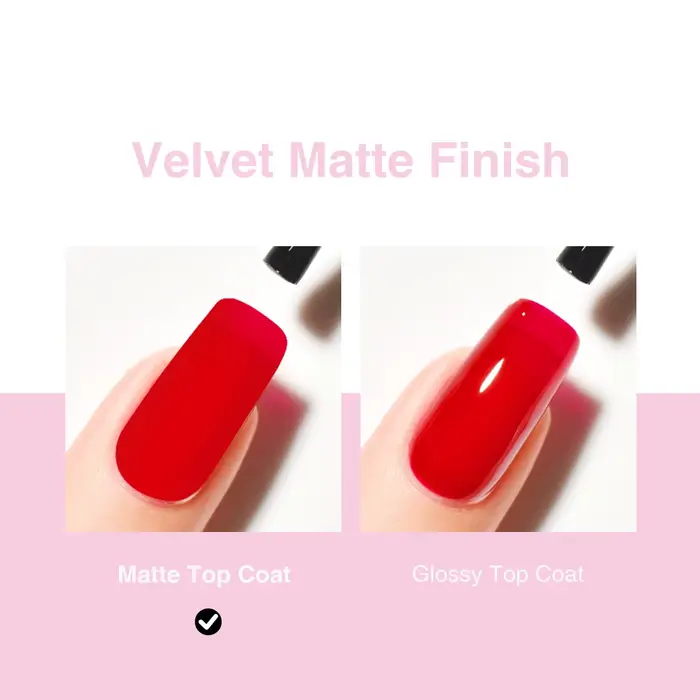 Hassleless 15ml Velvet Matte Top Coat — Vernis gel UV (à retirer par trempage) — Créez un fini ongles haut de gamme et