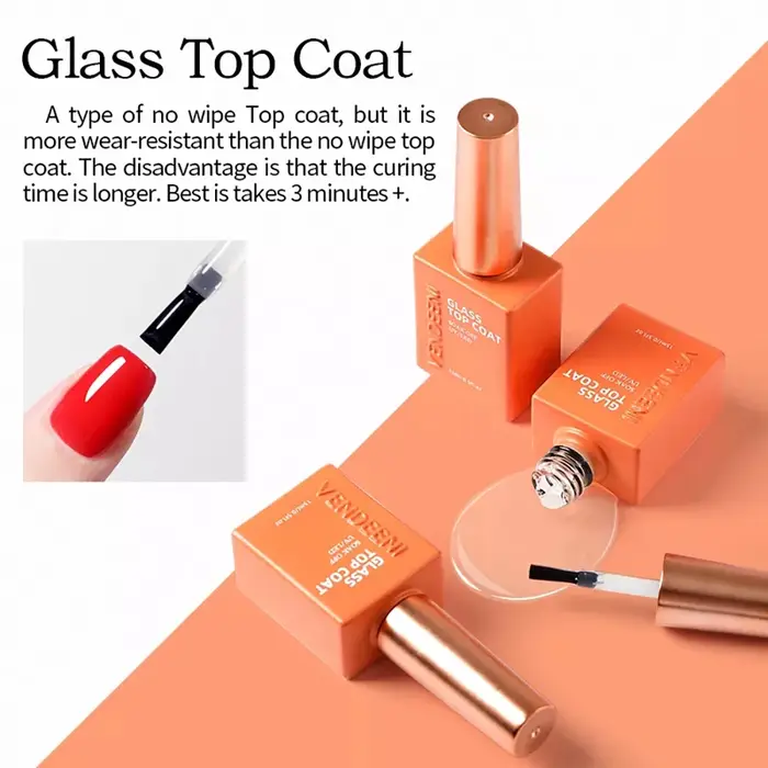 Vendeeni 11 types d'art des ongles Gel fonctionnel couche de finition couche de base russe mat couch