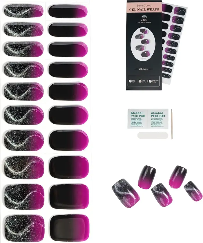 Bandes pour ongles en Gel semi-durci