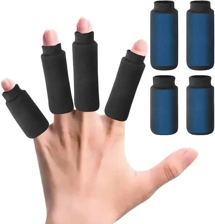 Manchons de glace pour doigts et orteils, 4 pièces, packs de glace en Gel froid pour les doigts et l