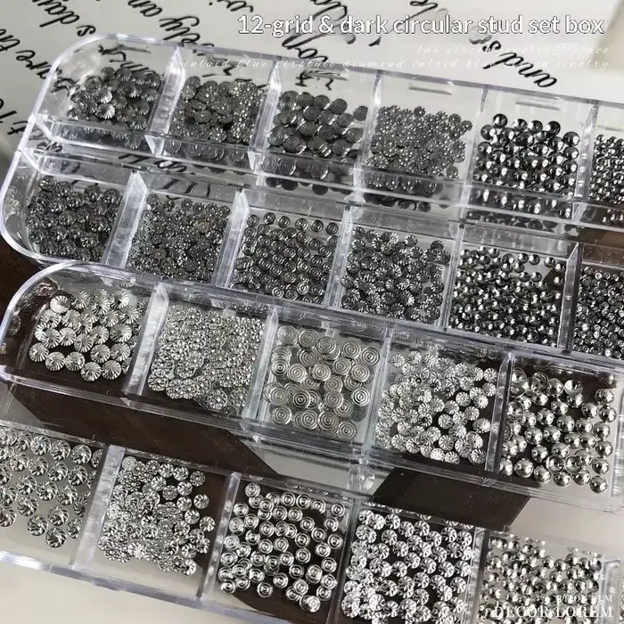 Breloques Métalliques pour Ongles