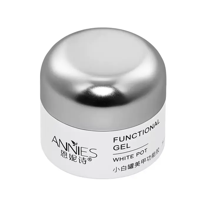 Gel UV blanc clair pour ongles, MSI souple 3D, PVC solide carapulé, manucure, marijuana faisant sail