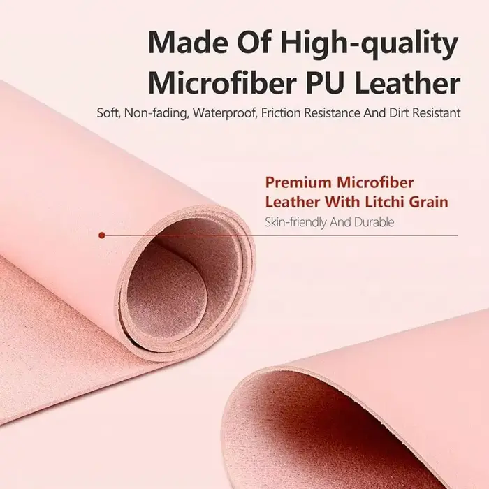 Tapis de manucure pliable en cuir PU