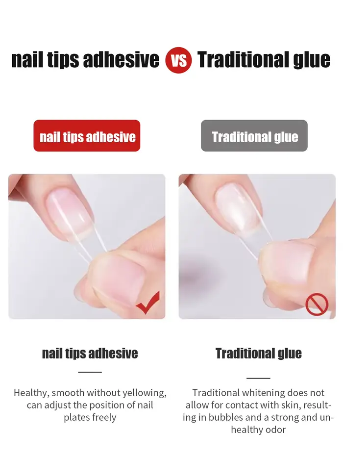 MIANEL – colle adhésive professionnelle pour pointes d'ongles