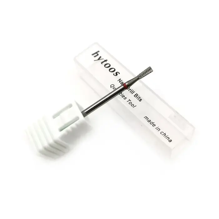 HYTOOS forets coniques inversés (coupe R) foret à ongles en carbure 3/32 pour manucure cuticules pro