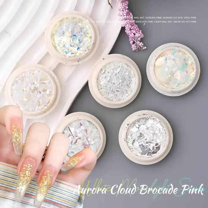 2025 Nail Art décoration Super paillettes