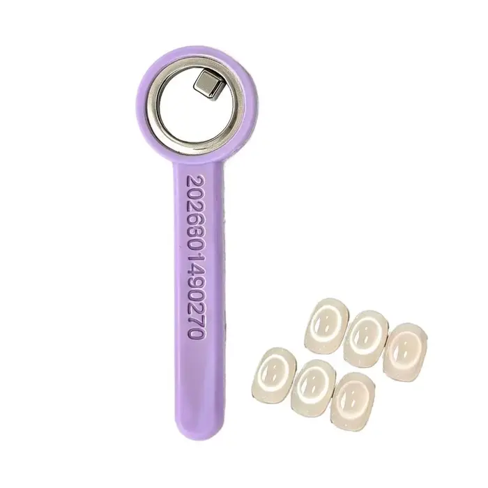 Anneau magnétique pour ongles effet œil de chat avec poignée, outil magnétique pour vernis gel œil d