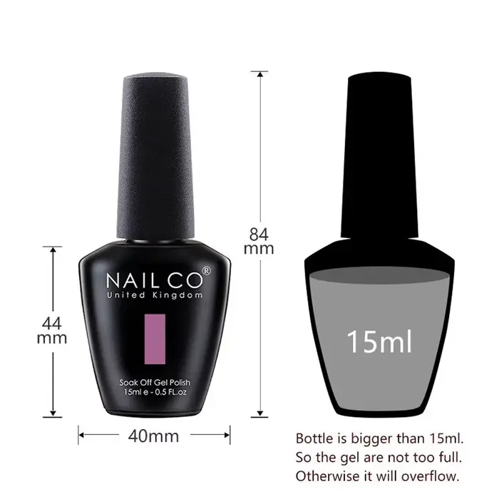 Vernis à ongles gel Hema TPO Free NAILCO 15ml