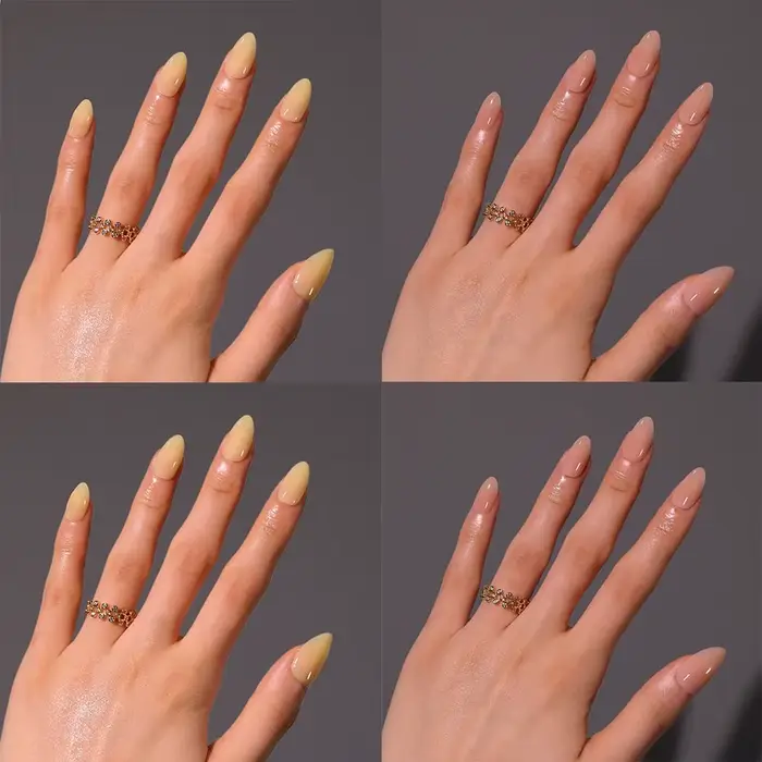 Faux ongles longs en amande pour manucure