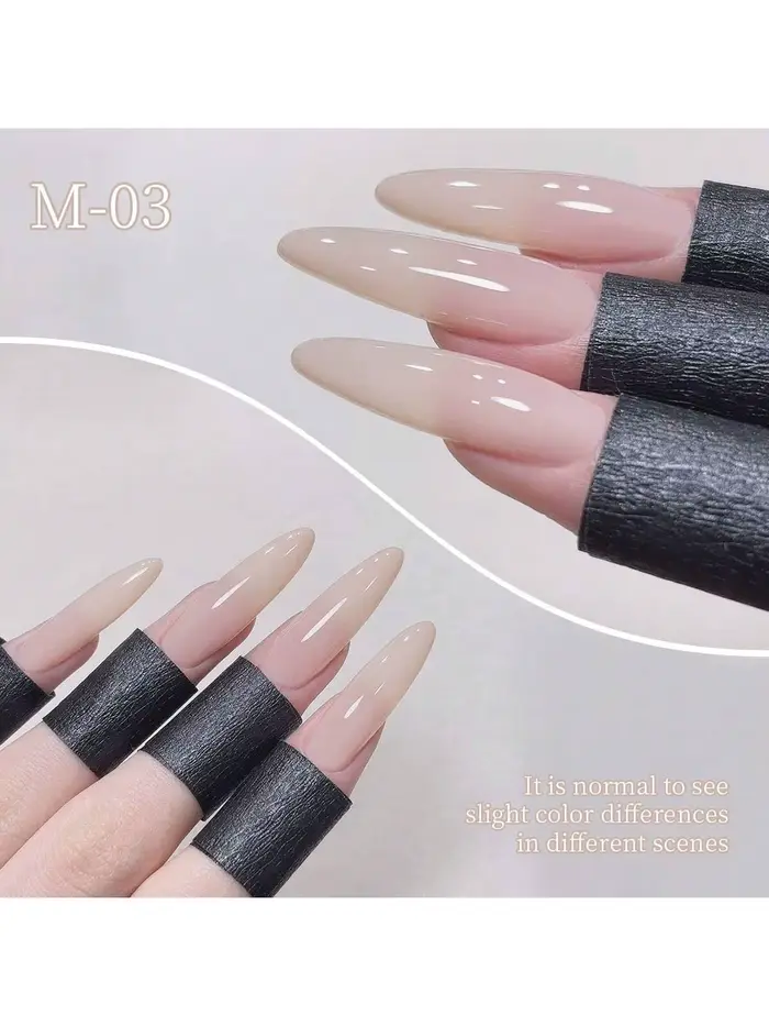Vernis à ongles rose nu transparent
