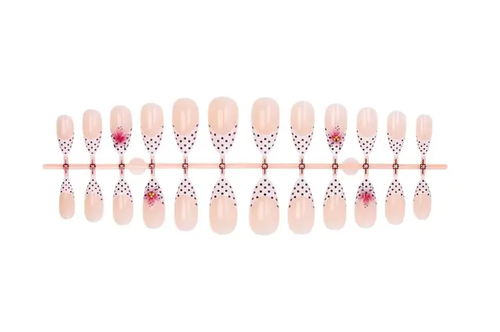 24 faux ongles mats en forme d'amande