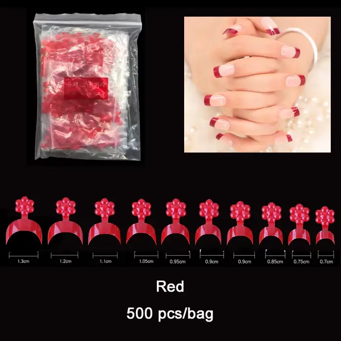 Pointes d'ongles 500 pièces/sac