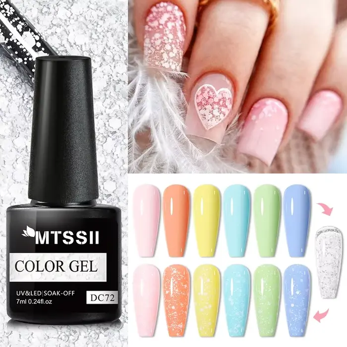 Vernis à ongles gel flocon de neige 7ml