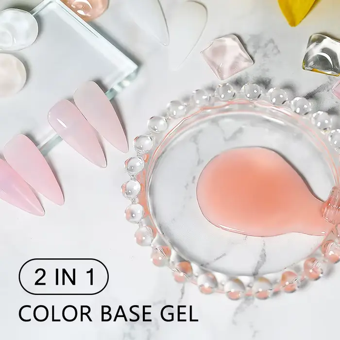 NAILCO 15ml Base en caoutchouc Semi-permanente pour vernis Gel hybride couche