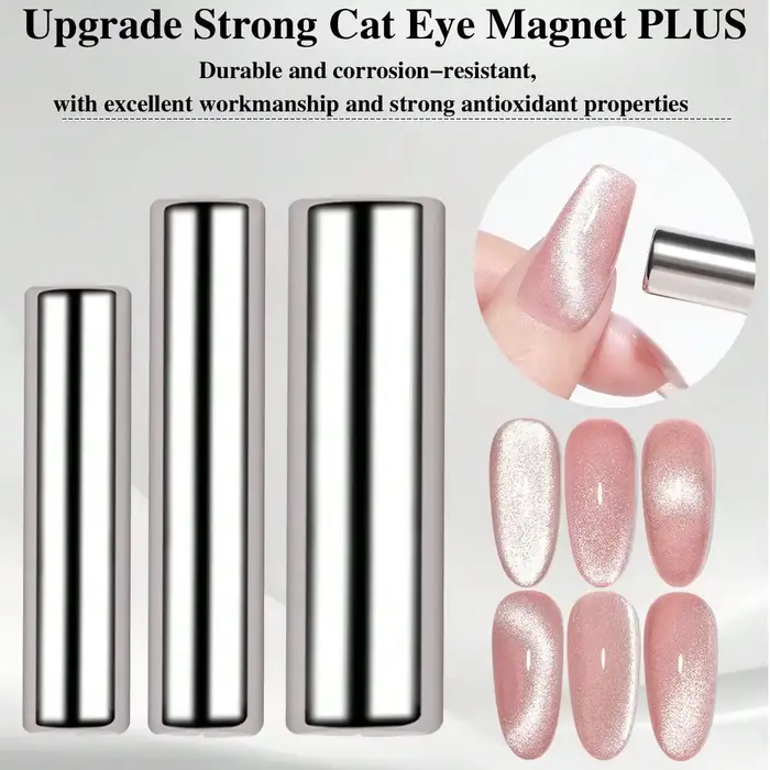 Stylo magnétique rond pour vernis Gel œil de chat, peinture des ongles, bâton magnétique puissant, o