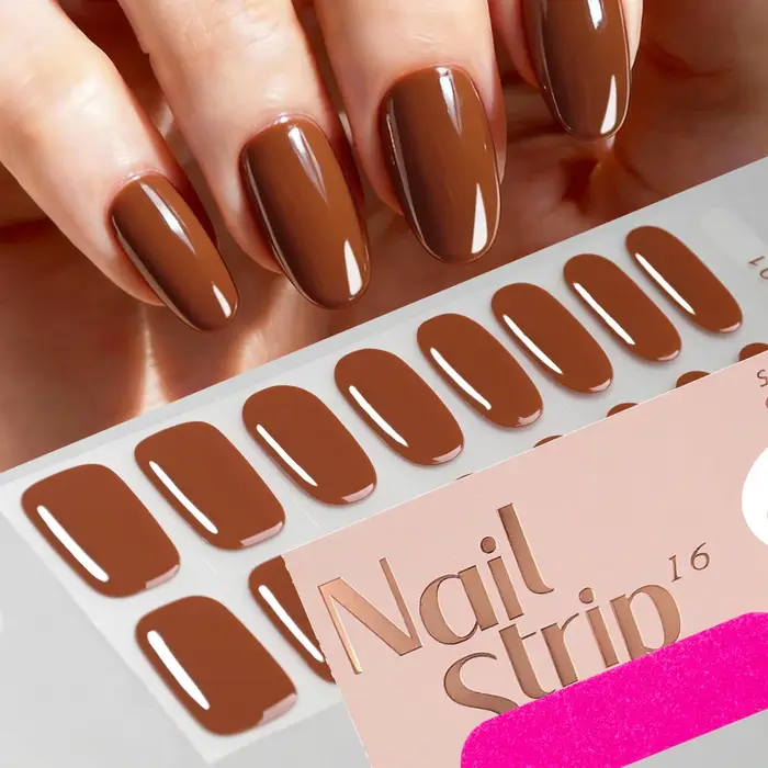 16 conseils saint valentin rouge brillant Semi-durci ongles Gel enveloppes longue durée
