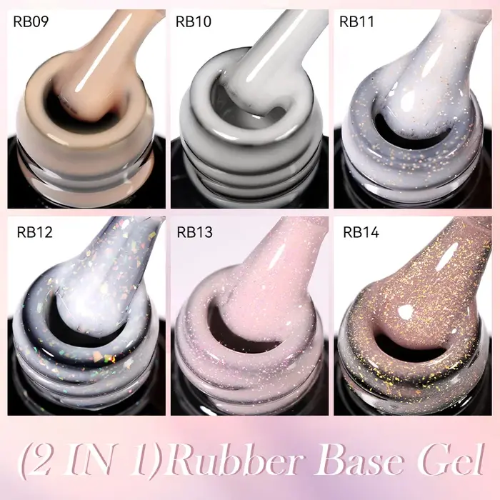 LILYCUTE 7ml paillettes or Rose Base en caoutchouc Gel vernis à ongles nu Semi Permanent tremper UV LED vernis bricolage Nail Art manucure