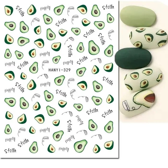 Décalcomanies 3D pour Nail Art