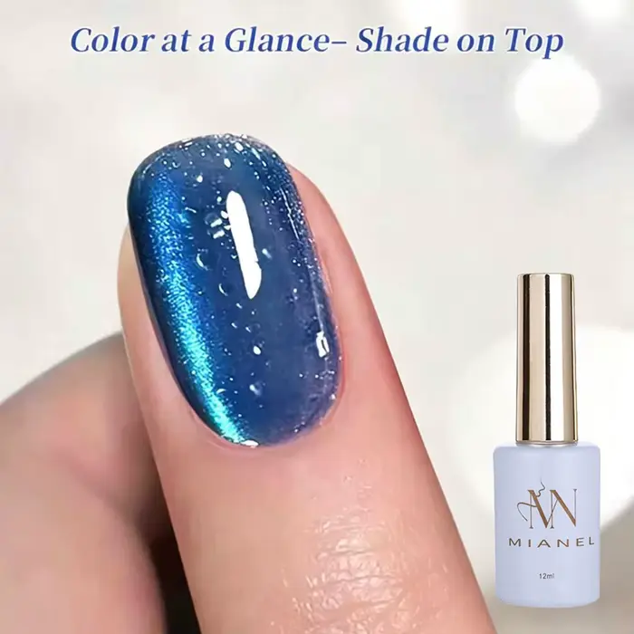 MIANEL 12ML 2026 Nouveau Gel Polish Magnétique Effet Œil de Chat Vitalité Bulle d'Eau Populaire Gel