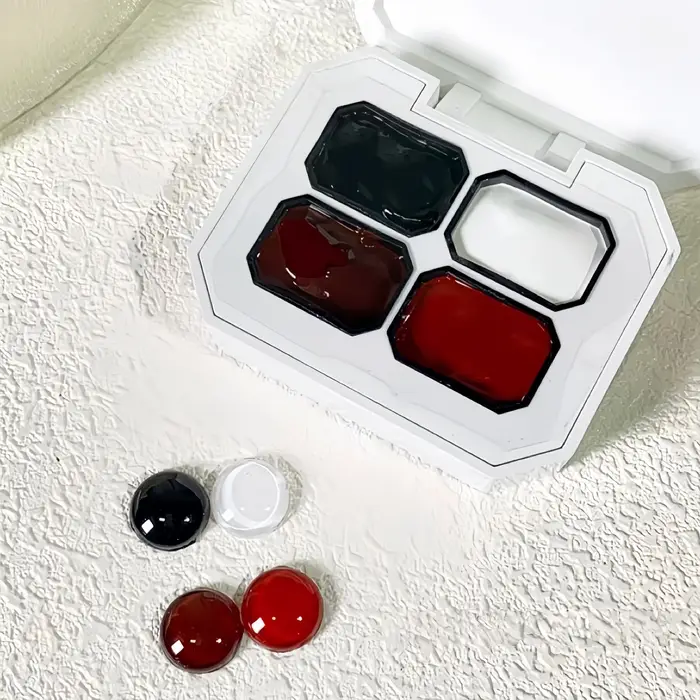 Gel de peinture pour ongles 4 couleurs (noir