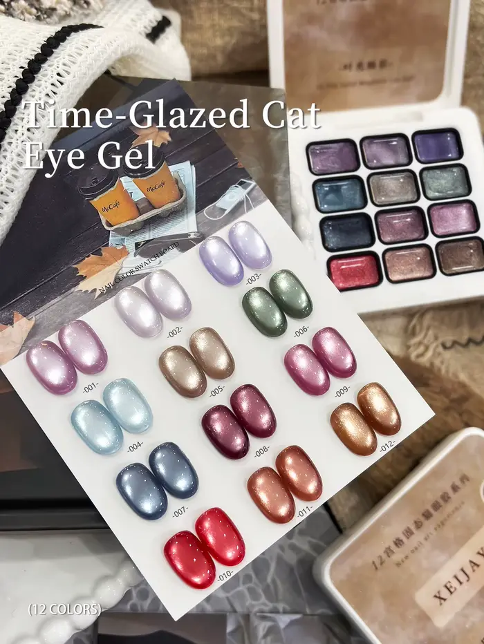 Gel semi-permanent pour ongles en 12 couleurs