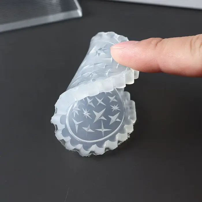Moule à ongles en Silicone, fleur Sakura de printemps, sculpture acrylique 3D, tulipe champignon, pl