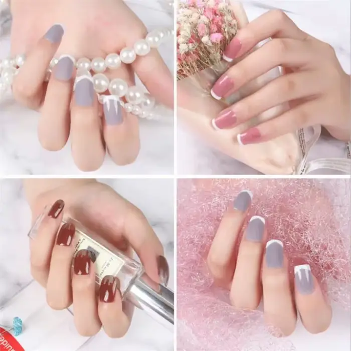 Bande de French Manucure Blanche pour Ongles