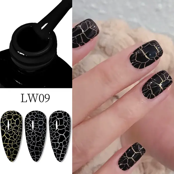 Gel de vernis à ongles craquelé