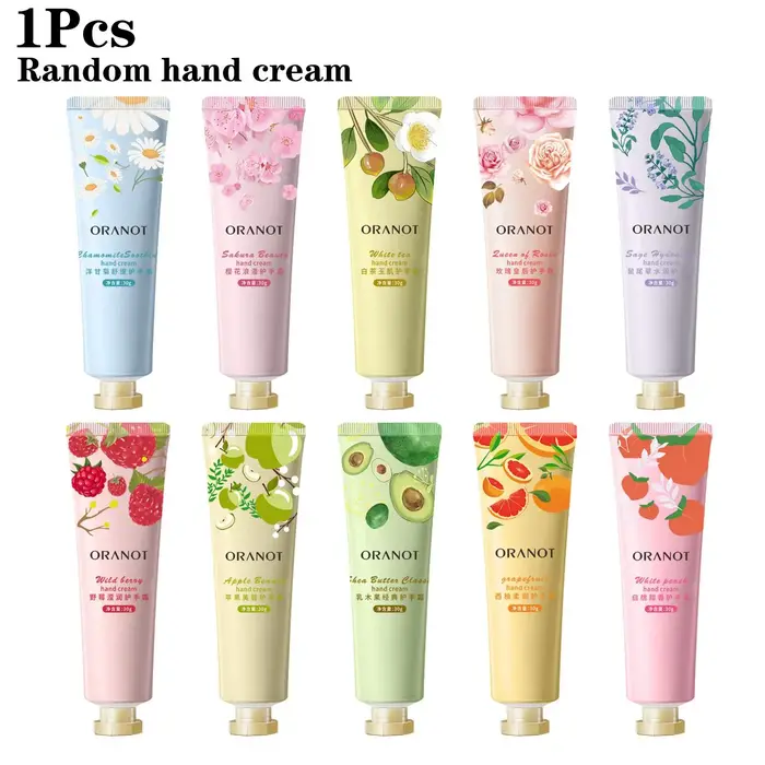 Crème pour les mains avec parfum de fleurs
