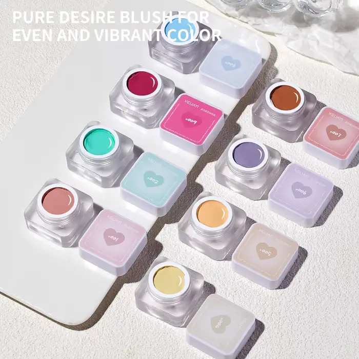 20 couleurs Pat peinture Gel vernis à ongles ensemble avec éponge dégradé Semi Permanent tremper UV LED Nail Art Gel
