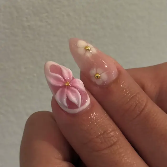 Faux ongles moyens pour femmes et filles