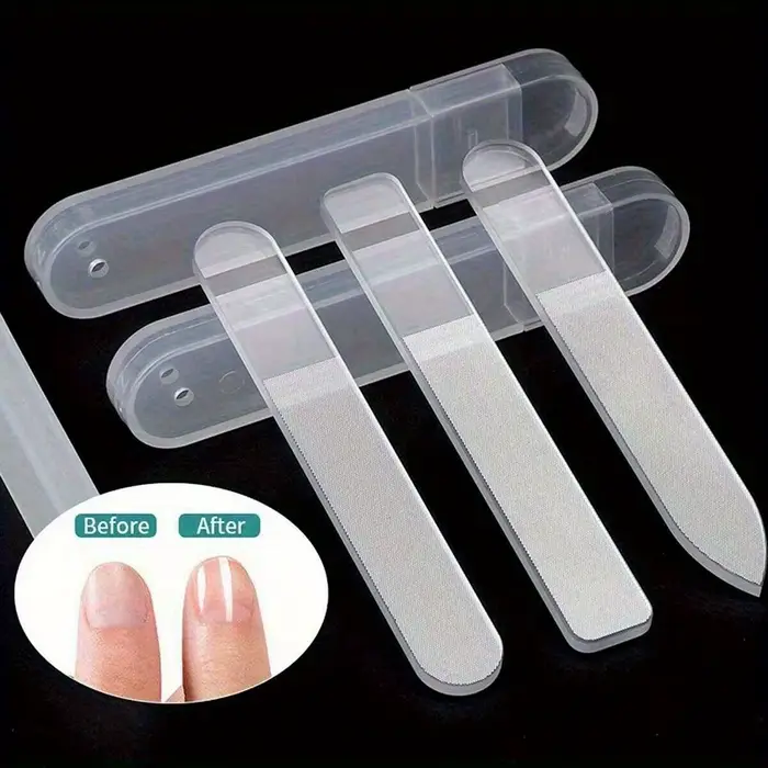 Limes à ongles en verre Nano