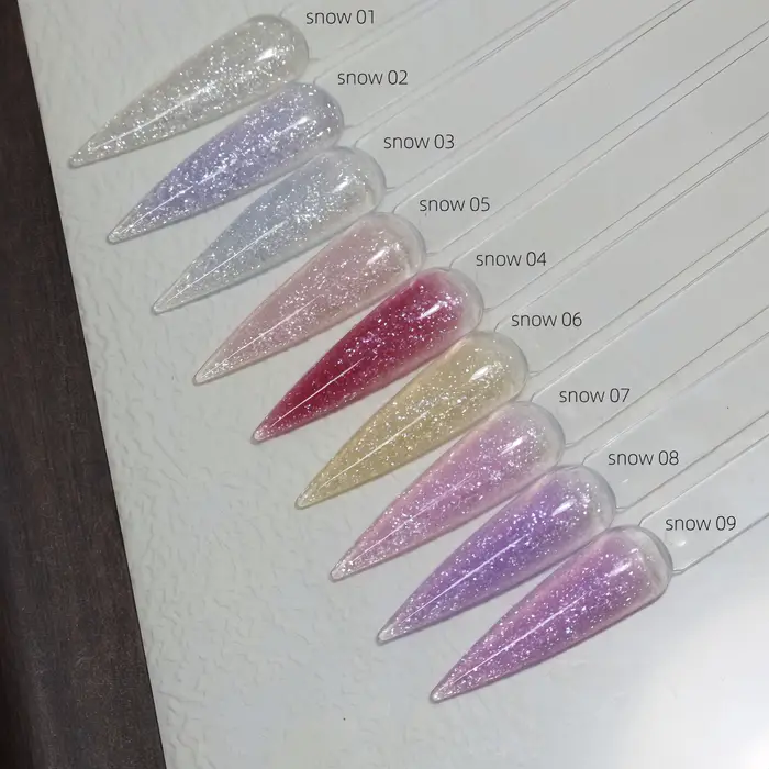 MSHARE Gel de construction à paillettes 50ml sans TPO