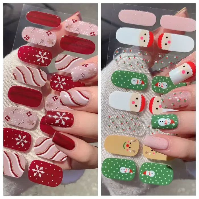 Autocollants pour ongles de noël