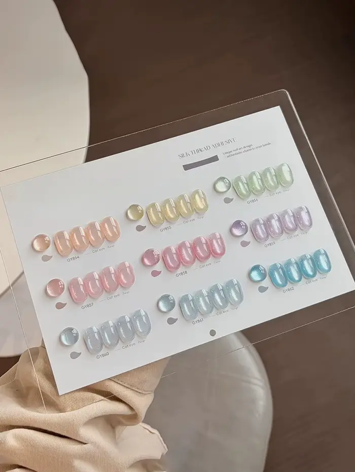 9 pièces de vernis à ongles gel tendance printemps/été 2026