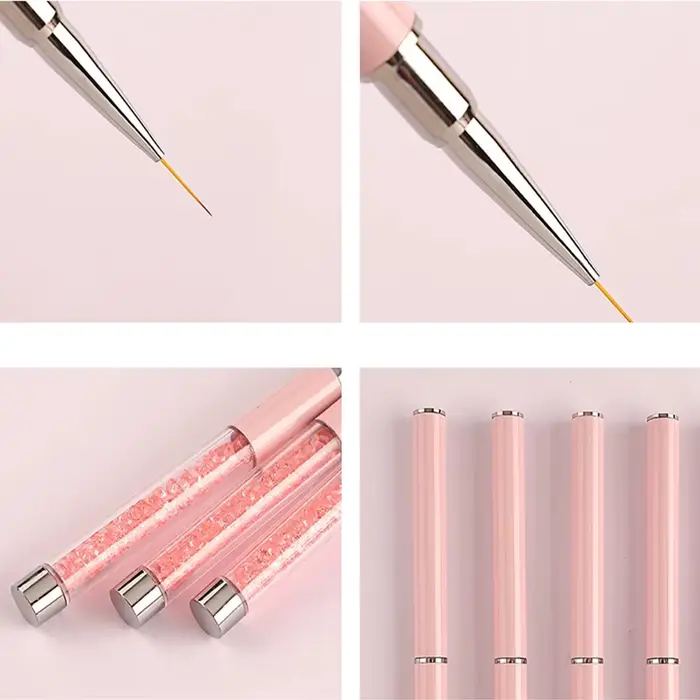 Stylo pinceau rose pour Nail Art