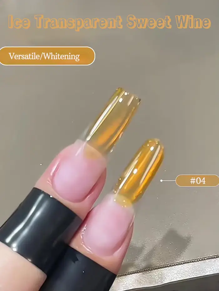 1-12 pièces ZH Printemps/Été Perles de gel pour vernis à ongles effet œil de chat, transparentes eff