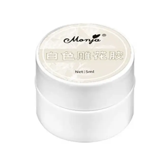 Gel à ongles anti-adhésif 5 ml pour extension des doigts, motifs 3D DIY pour la sculpture, le façonn