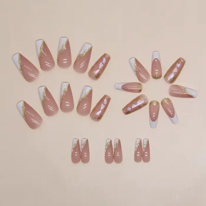 Faux ongles de ballet français à couverture complète