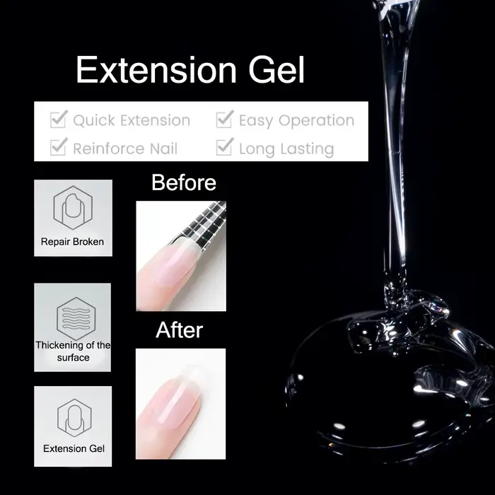 Tinovo Uno 41 couleurs constructeur Gel pour ongles dans une bouteille Gel de fibres pour Extensions semi-permanent UV