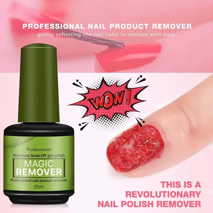 Dissolvant de vernis à ongles Gel magique rapide