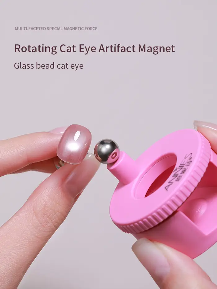 Outil magnétique à aspiration automatique pour nail art œil de chat