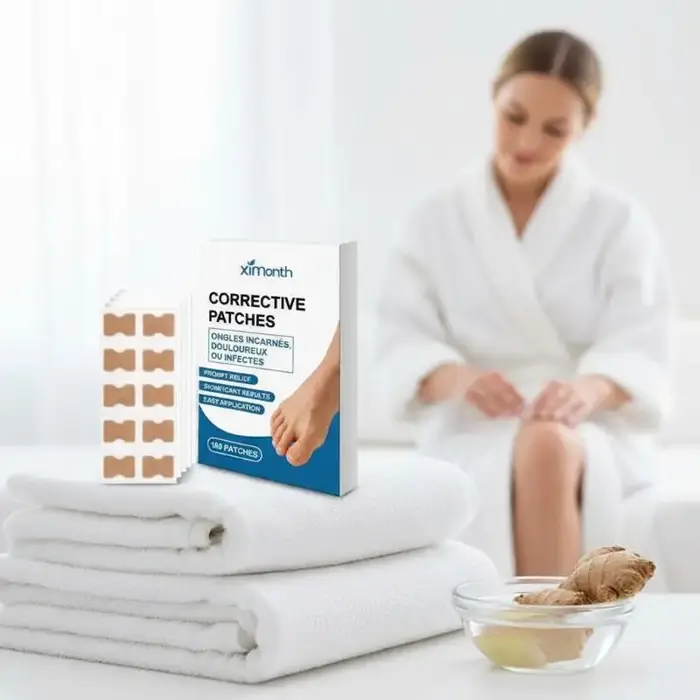 100 Patchs de Réparation des Ongles des Pieds Gris, pour Mycose, Épaississement, Infection de la Paronychie, Autocollants de Correction des Ongles des Mains, Ongles Incarnés