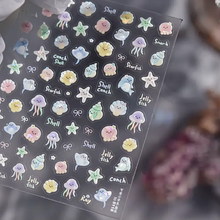 Autocollants 5D pour Nail Art