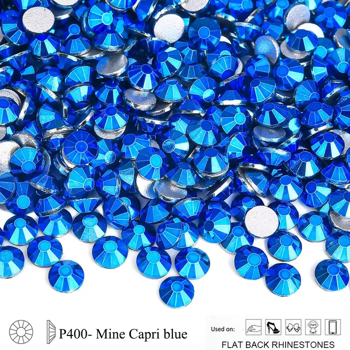 Oleeya – Strass en cristal de verre de haute qualité, nouvelles couleurs de Mine, paillettes, pierre