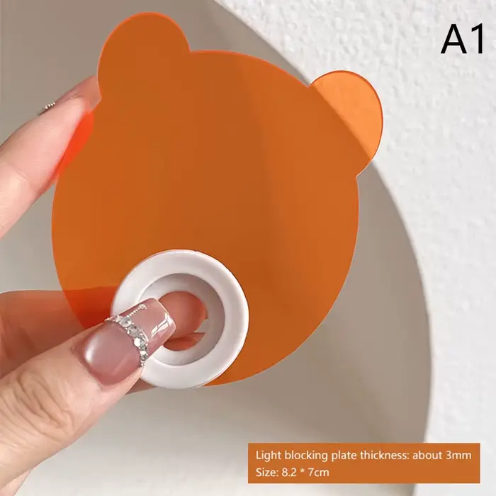 Appareils pour salon de beauté des ongles, déflecteur anti-lumière acrylique pour lampe UV à ongles 