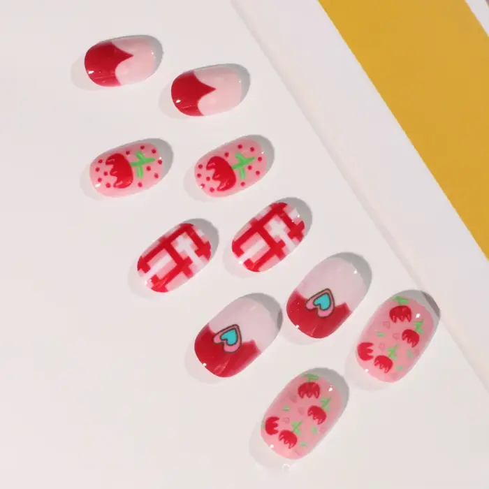 Faux ongles mignons pour enfants